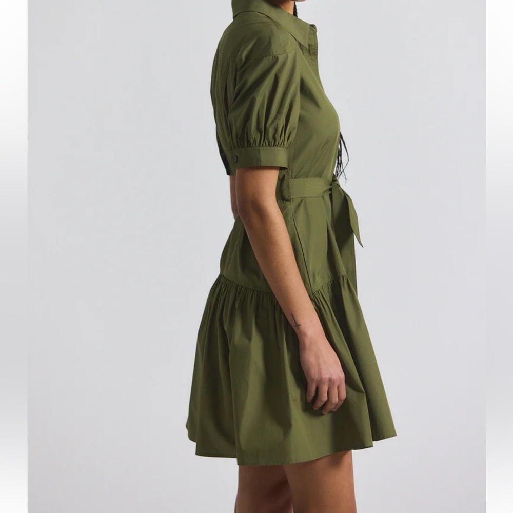 NWT 10 Crosby Derek Lam Luma A-Line Shirt Dress - Picture 4 of 10